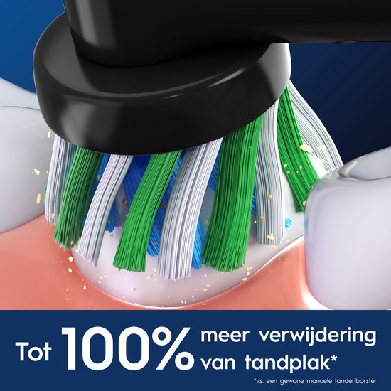 Oral B - 10x têtes de brossage - Cross Action Black