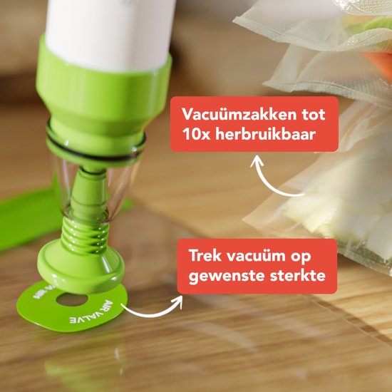 KitchenBrothers Stick Sous Vide - Accessoires inclus - 1200 W - 11 x 7,5 x 34,7 cm - Noir/RVS