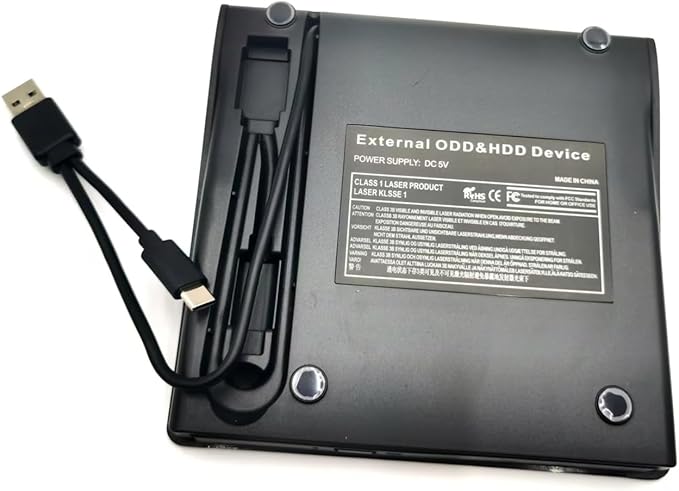 CYBERNOVA Graveur DVD externe ultra-mince USB 3.0 Type-C