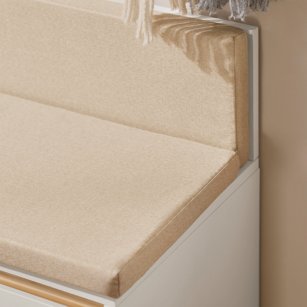 SoBuy FSR128-W Meuble à chaussures - 1 porte - 1 tiroir - compartiment ouvert - 100 x 35 x 60 cm - blanc