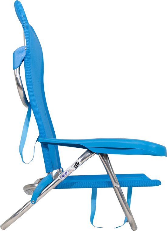 Crespo - Chaise de plage - AL/221 - Bleu