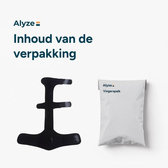 Attelle de doigt - Doigt du milieu - Taille unique - Convient à tous les doigts - Attelle de doigt - Noir - Attelle de doigt - Attelle de doigt - Index - Gâchette - Annulaire - Doigt en maillet - Attelle