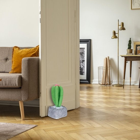 Relaxdays arrêt de porte cactus - arrêt de porte enfant - tampon de porte - arrêt de porte pour l'intérieur - sable
