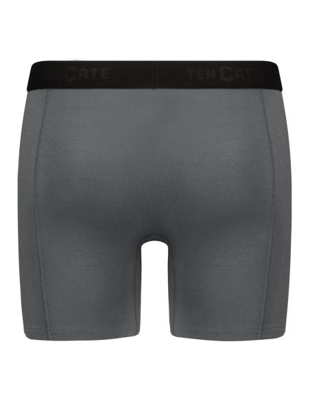 Ten Cate Hommes Short long en bambou - 2-Pack - Grey Melange - Taille S