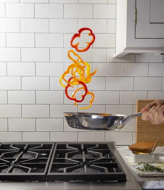 Set de poêles à frire - Saveur Selects - Ø20 et Ø25 cm - Acier inoxydable - Sans PFAS - Compatible induction