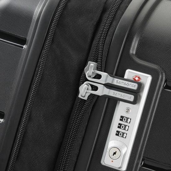 Samsonite Travel Suitcase - Flux Spinner 68/25 Expandable (Medium) Black