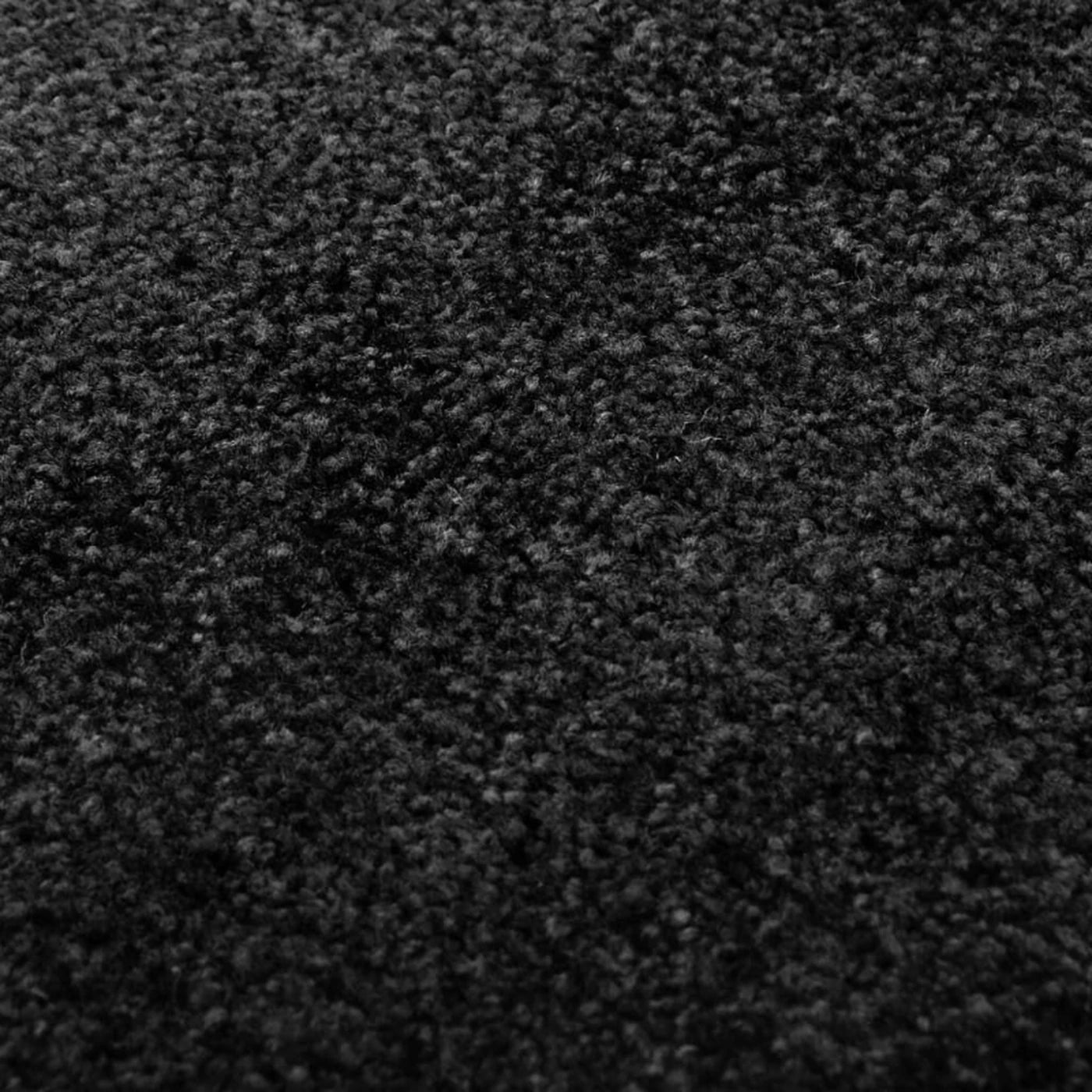 vidaXL Paillasson lavable 90 x 120 cm - Noir - Antidérapant - Absorbant - Pour l'intérieur et l'extérieur