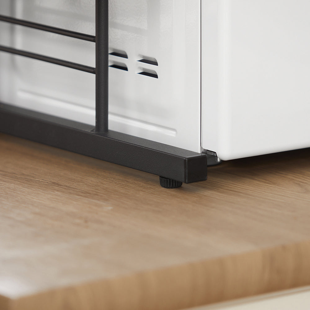 SoBuy Armoire à micro-ondes - 2 couches - 60 x 36 x 72 cm - Capacité de charge de 40 kg