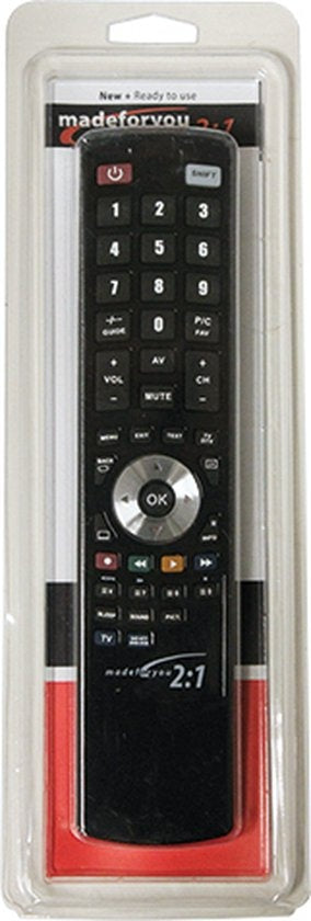 Télécommande universelle - Jolly Line - Nimo - programmable - 2 en 1 - noir