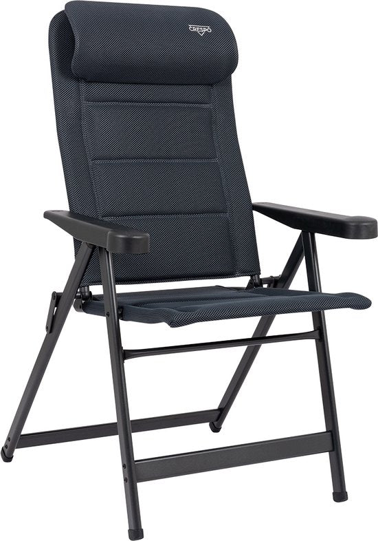 Crespo - Chaise de plage - L - AP/240 - Air-Deluxe - Compact - Gris - Modèle 2025
