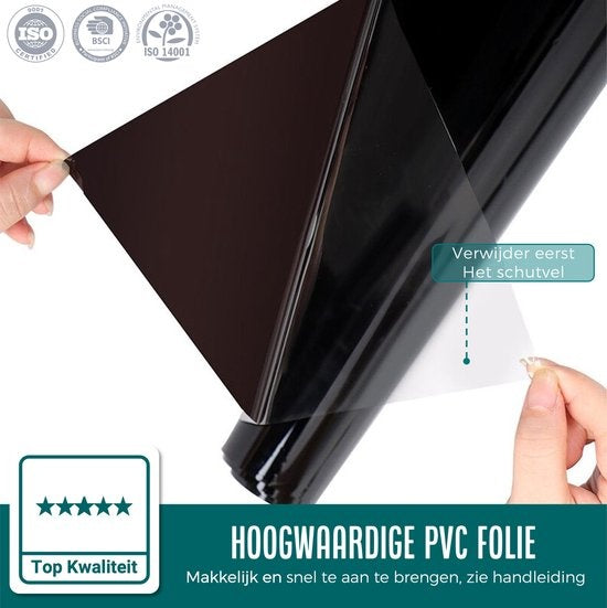 Homewell Film pour vitres d'auto HR++ 75x300 - Film teinté | Film solaire pour l'auto - Obscurcissement 10