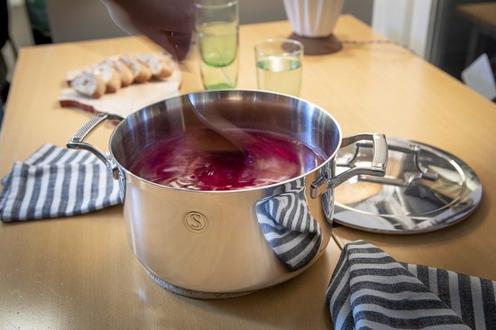 Cocotte avec couvercle - Saveur Selects - Ø22 cm - Acier inoxydable - Sans PFAS - Compatible induction et four
