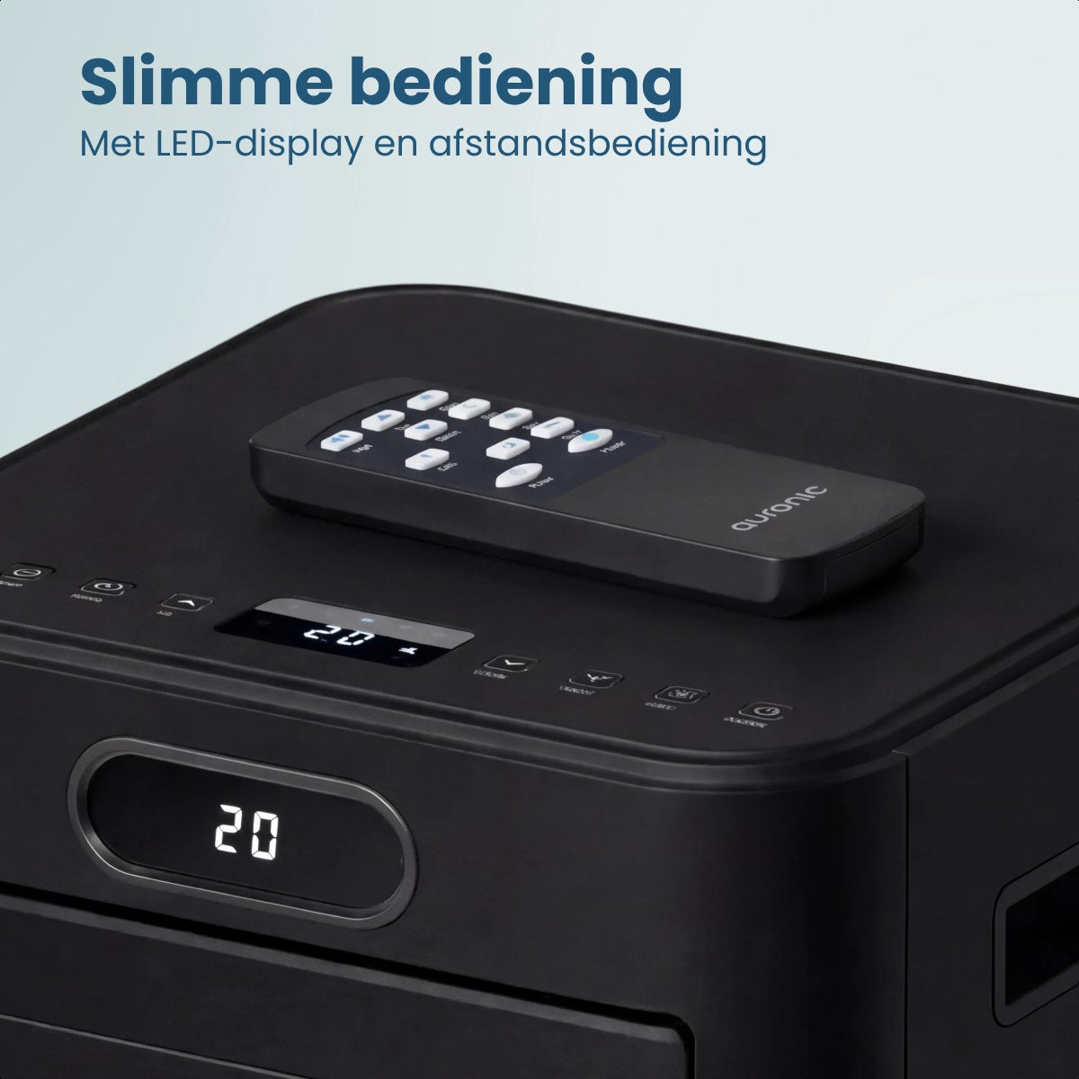 Climatiseur portable Auronic blanc - 7 000 BTU - Jusqu'à 20 m² - 3-en-1 - Avec kits de calfeutrage pour fenêtres