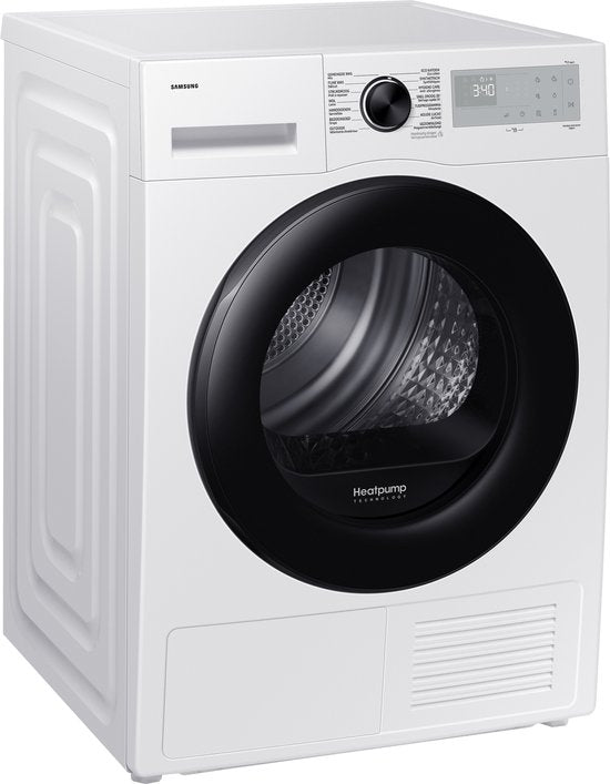 Samsung DV9UDG52A0AHEN Sèche-linge - Sèche-linge à pompe à chaleur - 9kg - Blanc - NL/FR