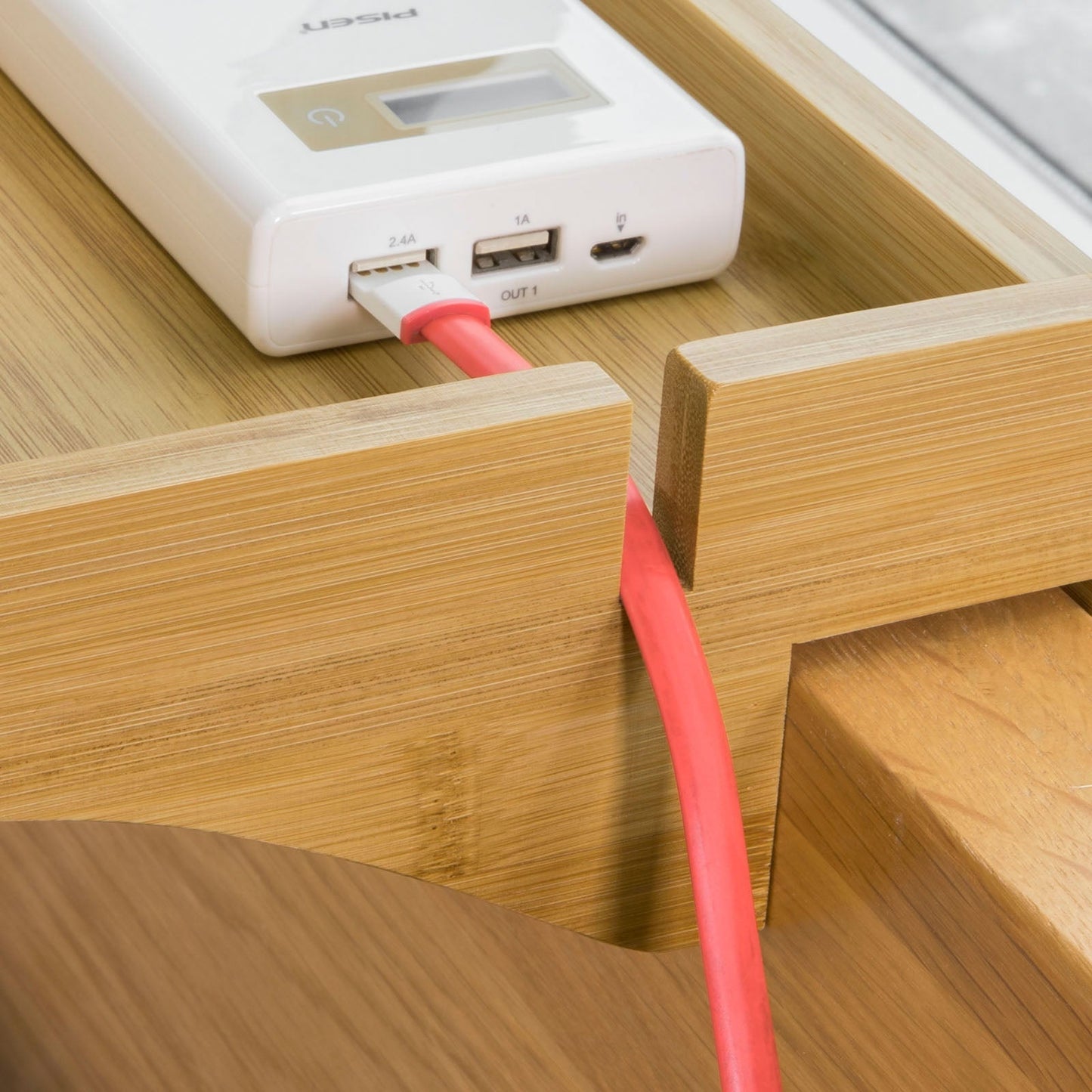 Table de chevet pliable - SoBuy - Table de nuit - Max 2,5 kg - 36 x 25 x 9 cm - Bois