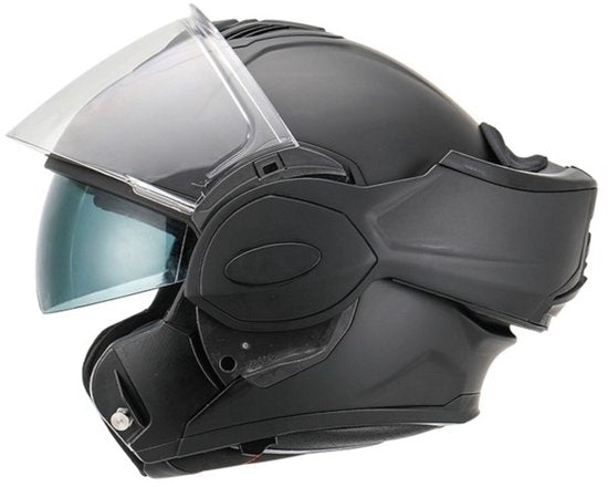 APEX MI200 Solid Matt Black System Helmet - Taille XL - Casque
