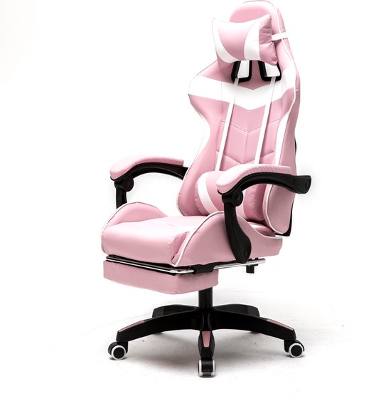 Chaise de jeu VDD avec repose-pieds - Rose