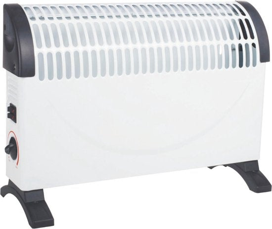 alpina Radiateur convecteur - 1500W - Sur pieds - Thermostat réglable - Blanc