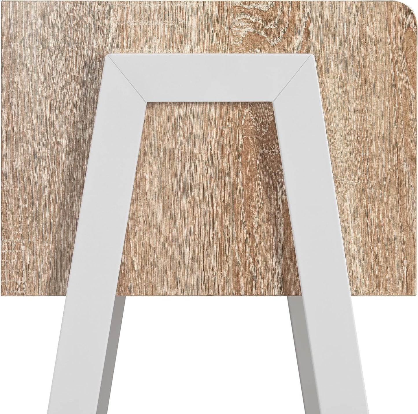 Table de chevet industrielle Yaheetech - Bois vintage - Compartiment ouvert - 46 x 35 x 52,5 cm