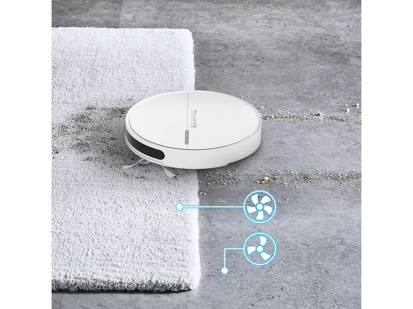 Aspirateur robot Rowenta X-Plorer Series 60 RR7437 – 2-en-1 avec fonction de lavage et navigation intelligente – Noir