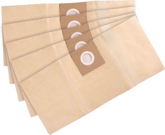 VONROC Sacs pour aspirateurs - 5 pièces - pour VC502AC & VC510AC