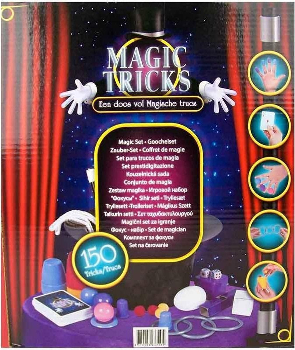 Boîte de magie avec 150 tours
