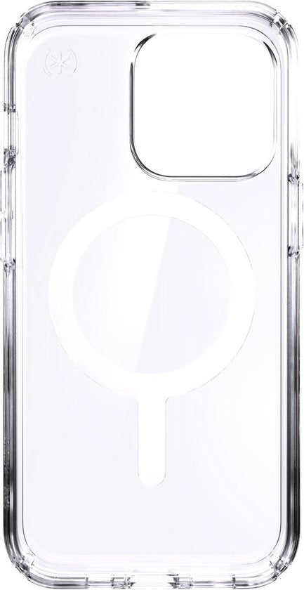 Speck Presidio Perfect Clear + MS Apple iPhone 13 Pro Clear - avec Microban