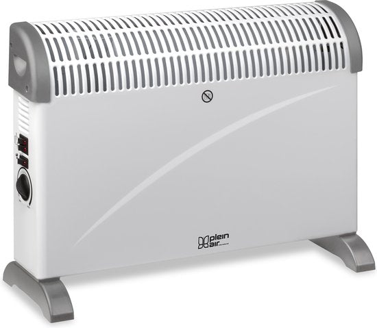 Radiateur électrique TCT-2000 - Plein Air - 750/1500/2000W - Thermostat réglable - Blanc