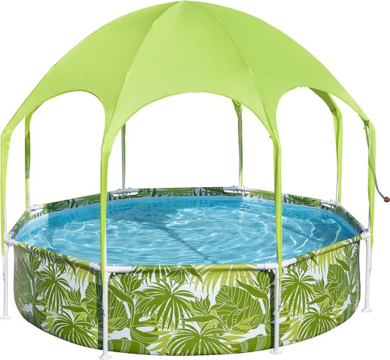 Bestway Splash-in-Shade Piscine hors sol ronde avec parasol UV Careful