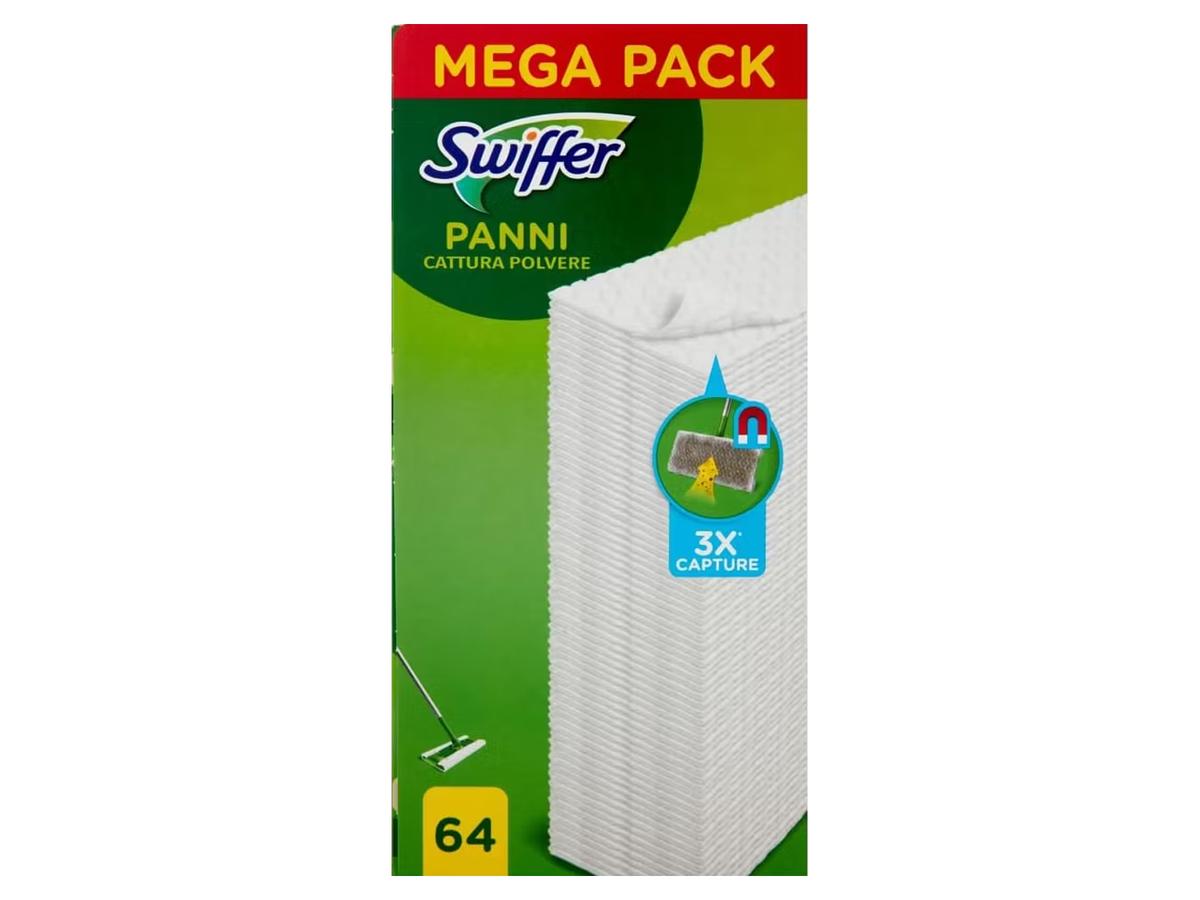 Swiffer Mega Pack - 64 lingettes dépoussiérantes - Blanc