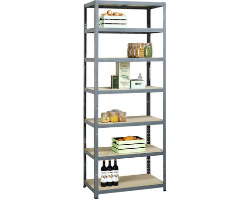 AVASCO Armoire rack tour L - 222x90x45 cm - gris