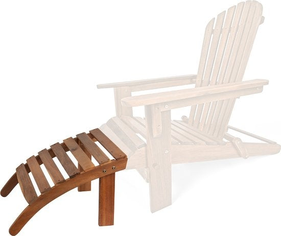 Repose-pieds Casaria Adirondack - Bois d'acacia - 160kg Chargeable Marron