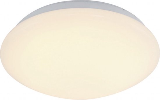 Plafonnier Galaxy 7827W Blanc 2700 Kelvin - Plastique/Métal - Moderne - Mexlite, adapté aux salles de bains (IP44)