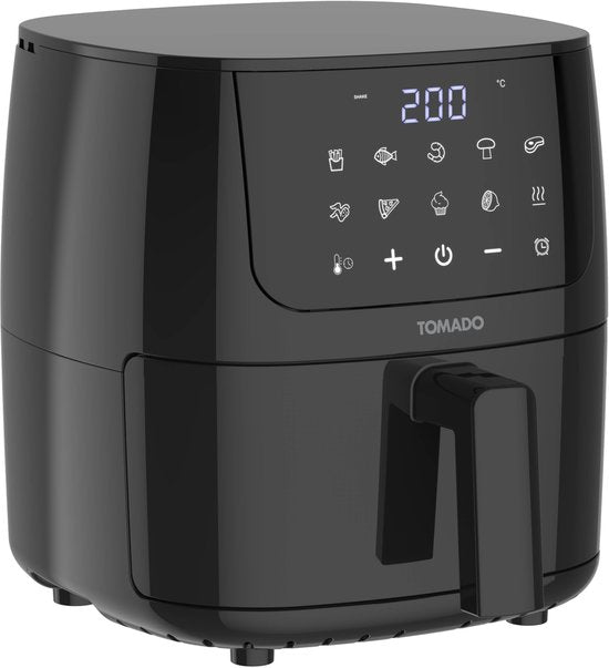 Tomado TAF2002B - Mini-friteuse à air chaud - 2 litres - Écran numérique - Sans PFAS