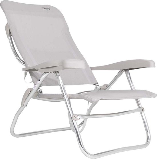 Crespo - Chaise de plage - AL/223 - Gris clair