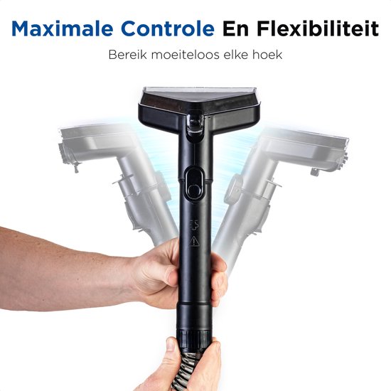 Nettoyeur de moquette Qclean® GO+ 1800 W - Nettoyeur vapeur et détachant tout-en-un - Pour moquettes, meubles, cuisine et salle de bains - Autonettoyant - Nettoyeur de fauteuils - Nettoyeur de canapés - Appareil de nettoyage - Aspirateur à eau - Produit d