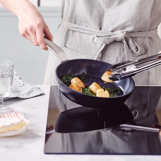 Greenpan Evolution Eco Wok - Ø28cm - Revêtement céramique anti-adhérent - Sans PFAS