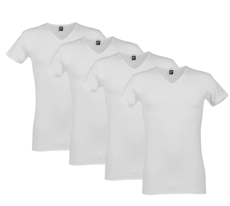 Alan Red - Taille S - T-shirt Oklahoma - Homme - Blanc