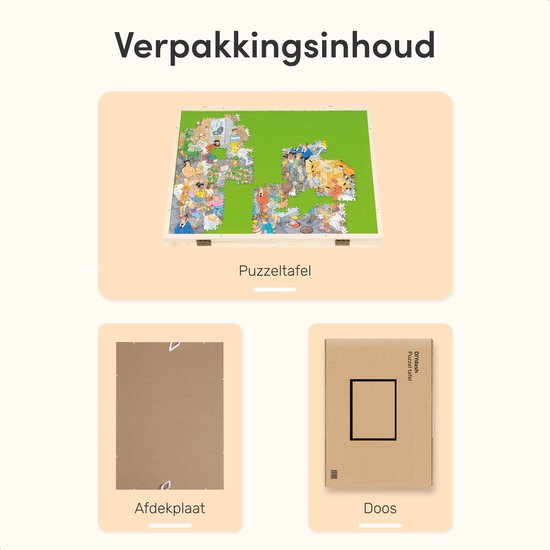 Diydash Plaque de puzzle réglable - 4 positions avec plaque de protection - Pour 1000 pièces - Puzzle - Table - Dossier - Tapis - Planche - Etagère - Tapis - Tiroirs