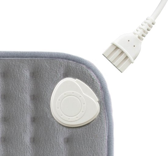 Tomado THP0602G - Coussin chauffant électrique - 60 x 40 cm - Taille XL - Arrêt automatique - Gris