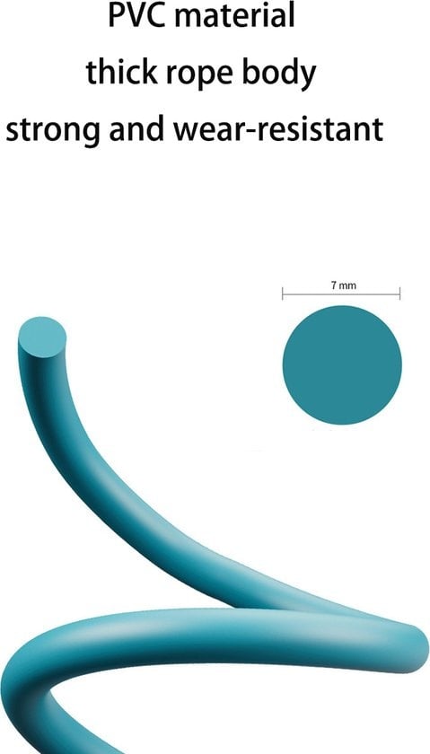 Garpex® Wireless Sports Jump Rope - corde à sauter lestée - corde à sauter de fitness - entraînement - fitness - noir