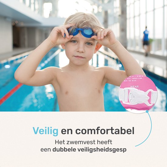 Qwali Puddle Jumper - Gilet de natation - Pour les enfants de 2 à 6 ans - Gilet de natation enfant - Requin - Gilet flottant enfant - Ailes de natation - Bouchon de natation - Ceinture de natation
