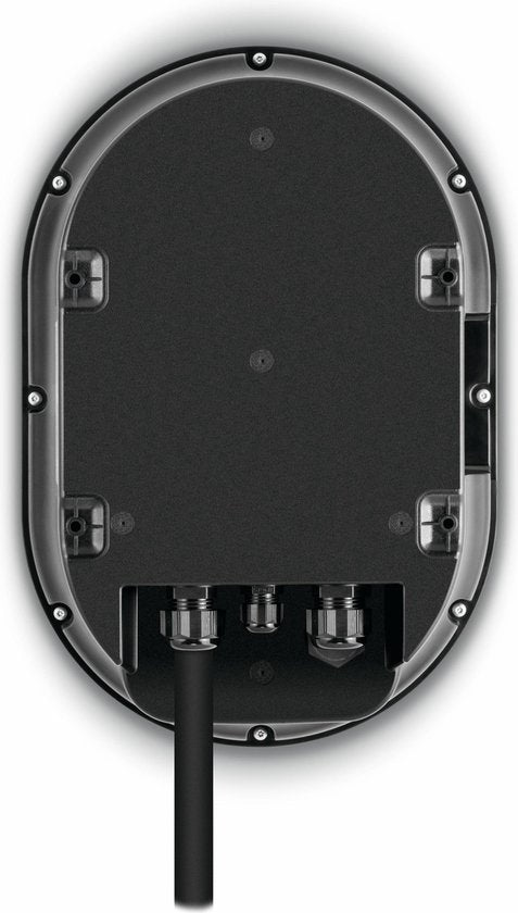Station de recharge Technivolt 101 black 11 kW avec câble fixe de 5 mètres.