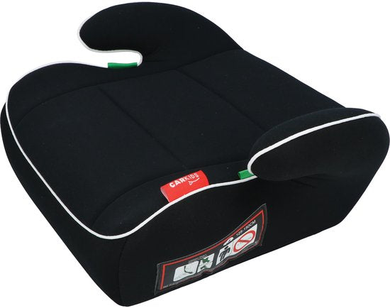 Rehausseur Carkids I-Size Sam - Conforme à la norme I-Size R-129 - Pour les enfants mesurant entre 125 et 150 cm – Housse amovible et lavable - Installation flexible – Noir