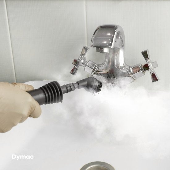 Nettoyeur vapeur portatif - Dymac - Réservoir 450 ml – 16 Accessoires – Vapeur Continue 10 min – Chauffe Rapide