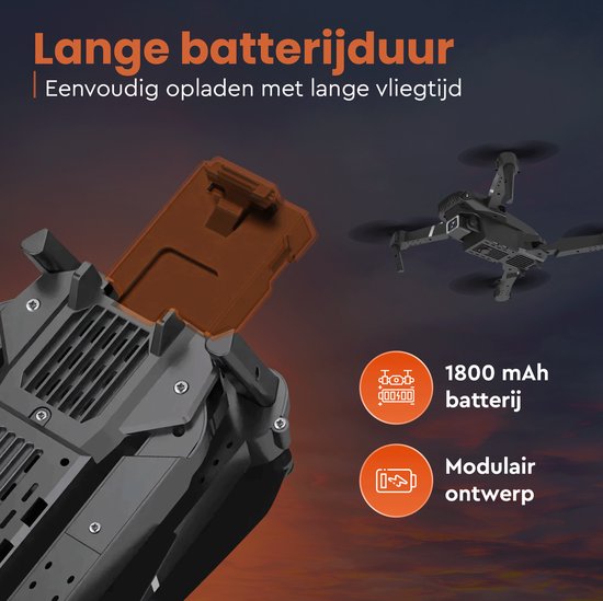 PuroTech Quad Drone 4K Camera - Sac de transport inclus - 3 batteries - 36 minutes de vol - Aucune licence de vol requise - Mini Drone - Adultes / Enfants - Intérieur et extérieur