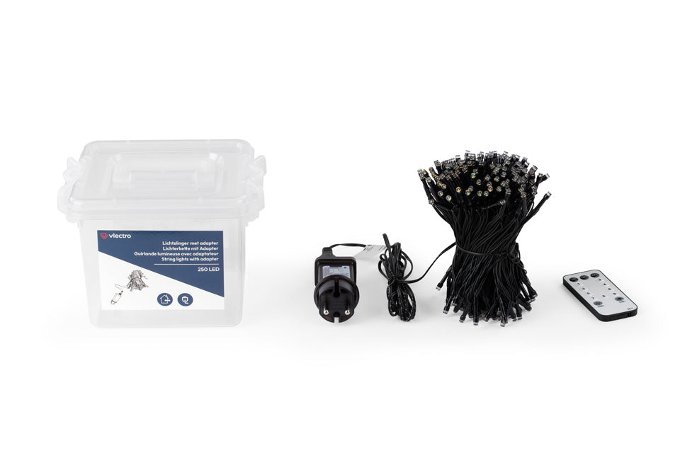 Vlectro - Guirlande lumineuse avec adaptateur