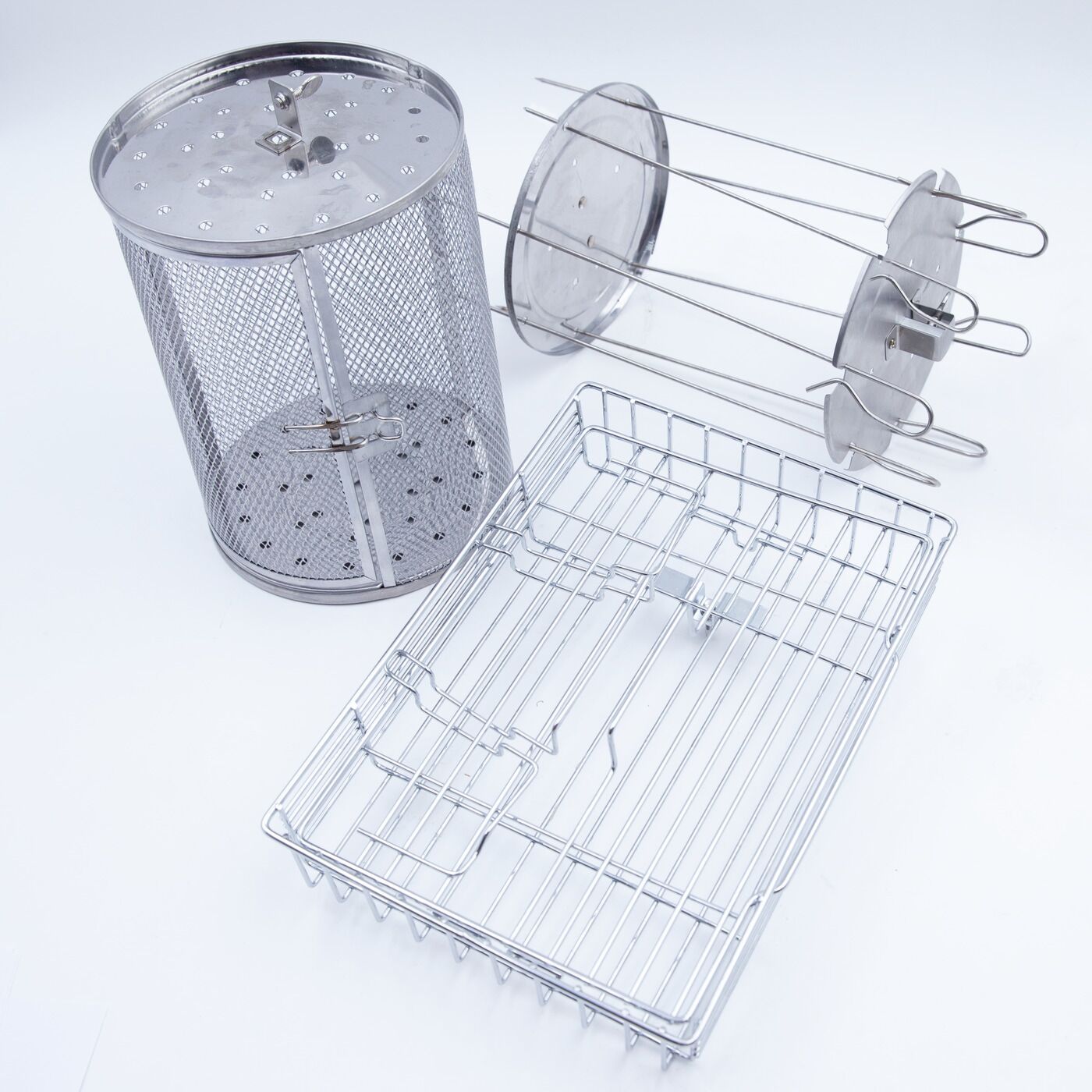 Ensemble d'accessoires Livington Rotisserie Chef - Acier inoxydable - 3 pièces