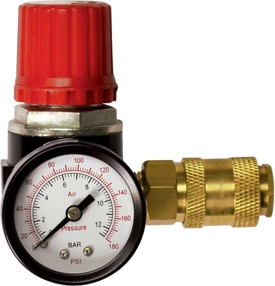 Détendeur Stanley ¼ Inch - Manomètre de détendeur de gaz et valve d'air - 12 Bar