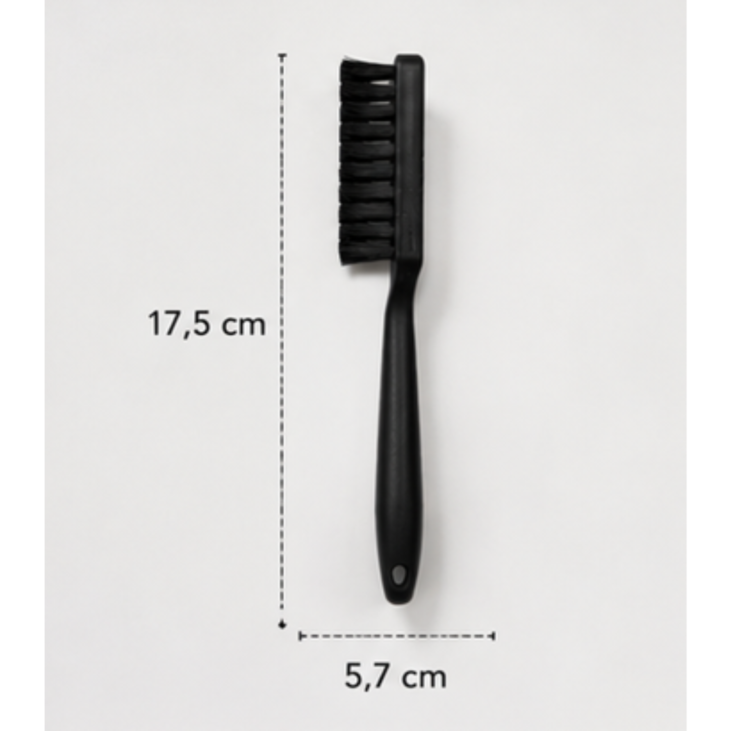 Brosse Antistatique - Velleman - 5.7 X 17.5 cm - Noir